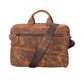 Leather Notebook/Macbook Bag 14" - Teak Brown