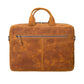 Leather Notebook/Macbook Bag 14" - Brown