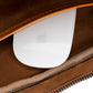 Leather Notebook/Macbook Bag 14" - Rustic Brown