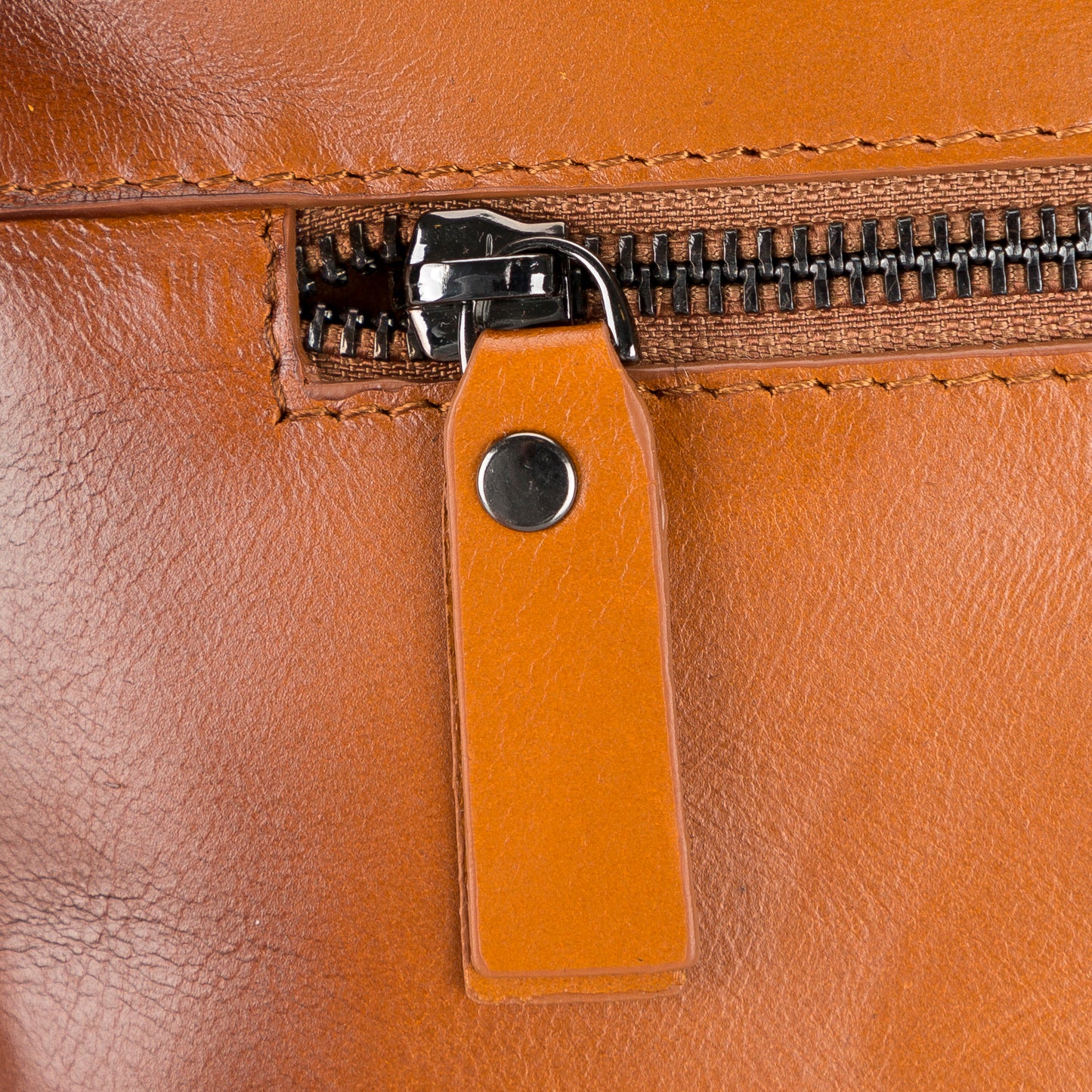 Leather Notebook/Macbook Bag 14" - Rustic Brown