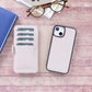 iPhone 14 (6.1") Leather MagSafe RFID Detachable Double Wallet Case - Beige