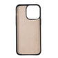 iPhone 14 Pro Max (6.7") Leather MagSafe RFID Detachable Double Wallet Case - Beige