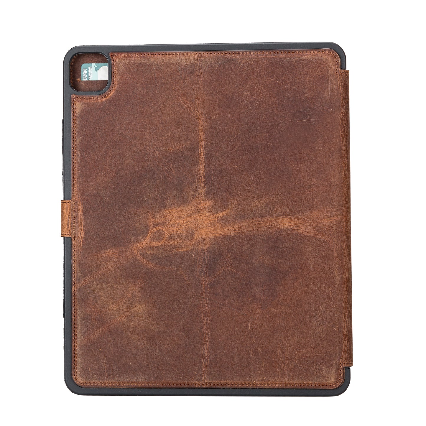 Apple iPad Pro (12.9") Leather Detachable Wallet Case - Teak Brown