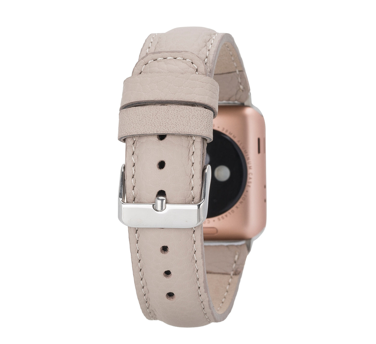 Roma Leather Apple Watch Band - Beige
