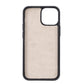 iPhone 13 Mini (5.4") Leather MagSafe RFID Magnetic Detachable Wallet Case  - Beige