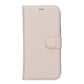 iPhone 13 Pro Max (6.7") Leather MagSafe RFID Magnetic Detachable Wallet Case  - Beige
