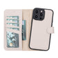 iPhone 14 Pro Max (6.7") Leather MagSafe RFID Detachable Wallet Case - Beige