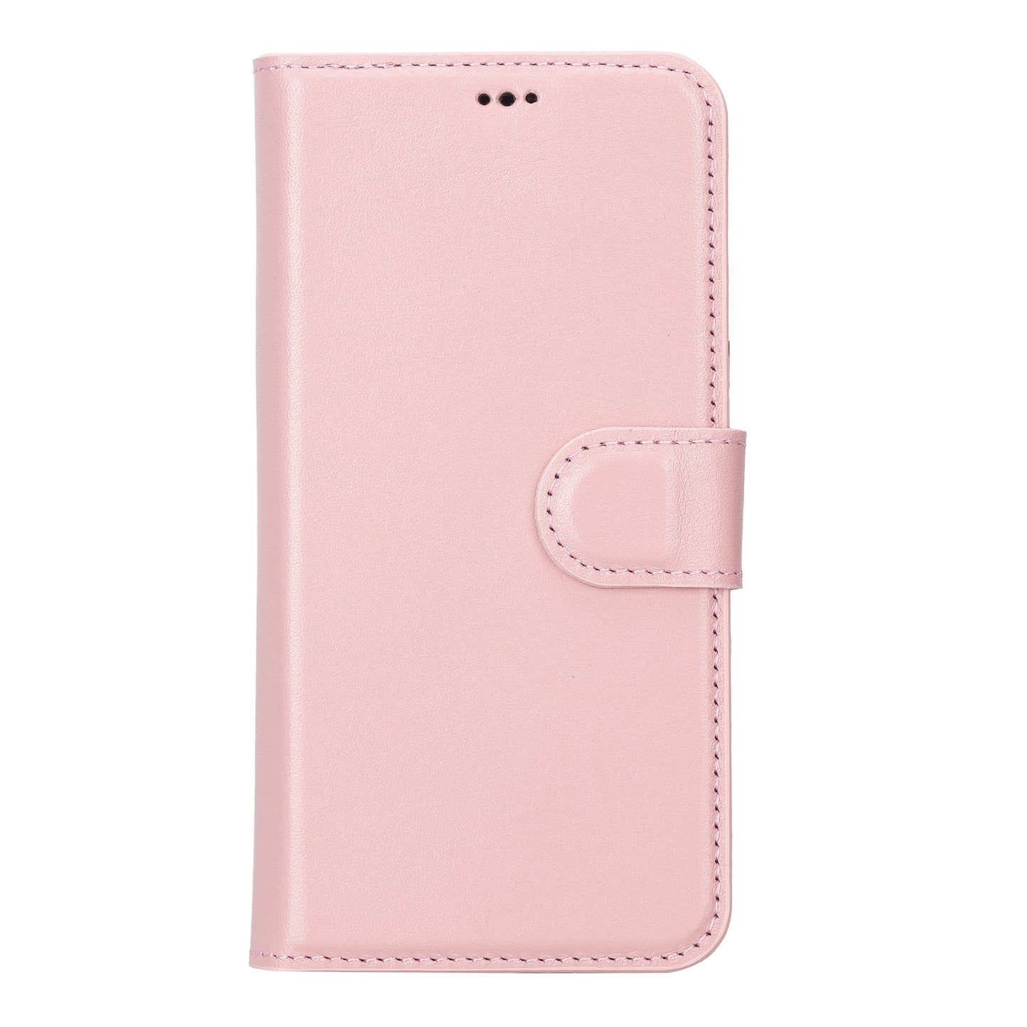 iPhone 13 (6.1") Leather MagSafe RFID MagSafe Magnetic Detachable Wallet Case  - Pink