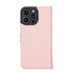 iPhone 14 Pro Max (6.7") Leather MagSafe RFID Detachable Wallet Case - Pink