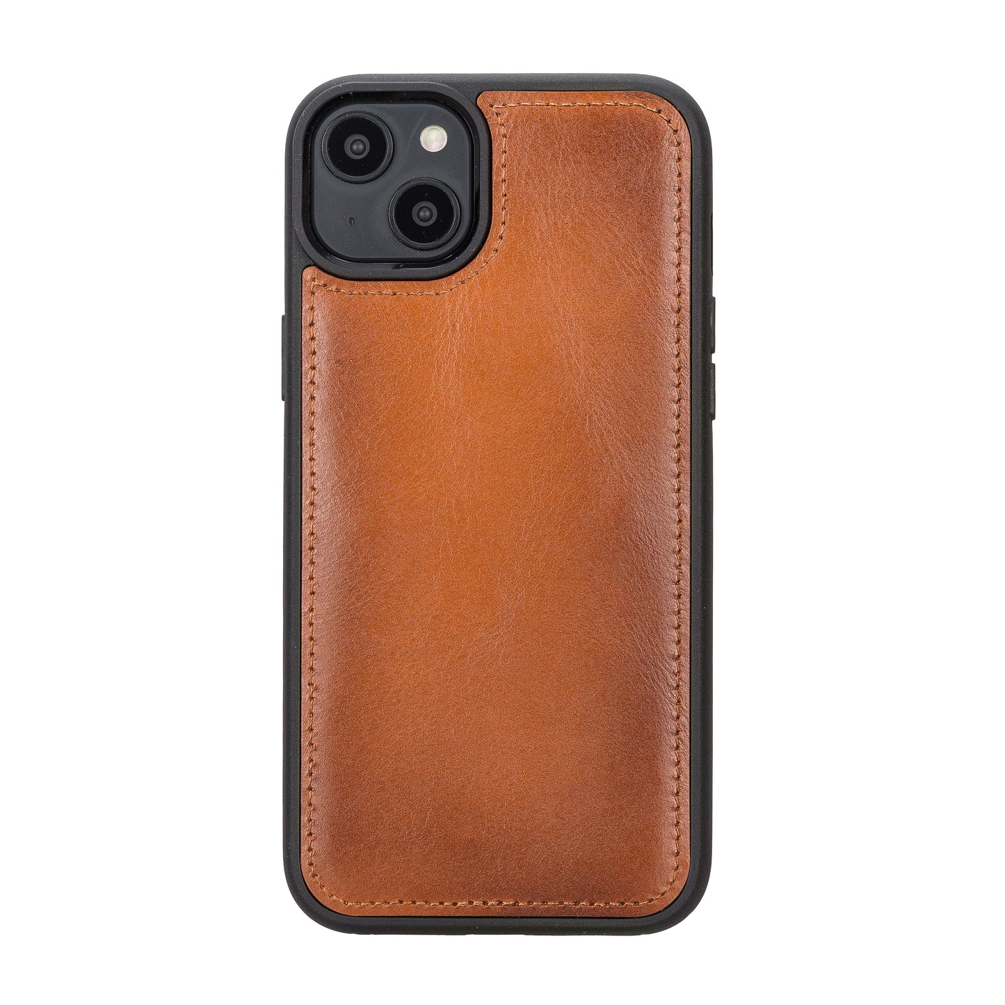 iPhone 14 Plus (6.7") Leather MagSafe RFID Detachable Wallet Case - Rustic Brown