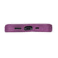 iPhone 13 Pro (6.1") Full Leather MagSafe Snap On Case  - Purple