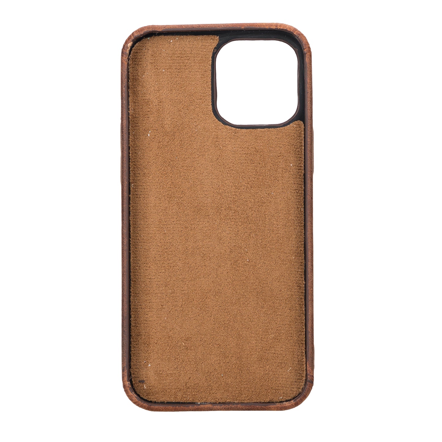 iPhone 13 Pro Max (6.7") Full Leather MagSafe Snap On Case  - Teak Brown