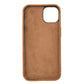 iPhone 13 Pro (6.1") Full Leather MagSafe Snap On Case  - Dark Brown