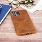 iPhone 13 Pro Max (6.7") Full Leather MagSafe Snap On Case  - Dark Brown