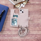 iPhone 14 Crossbody Leather MagSafe Wallet Case - Beige
