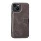 iPhone 14 Pro (6.1") Crossbody Leather MagSafe Wallet Case - Rustic Black
