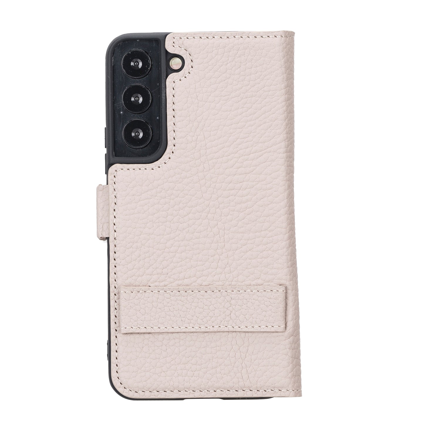 Samsung Galaxy S22 (6.1") Leather Wallet Case - Beige