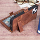 iPhone 14 Plus (6.7") Leather MagSafe RFID Stand Wallet Case - Teak Brown