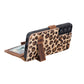 Samsung Galaxy S22 (6.1") Leather Wallet Case - Furry Leopard