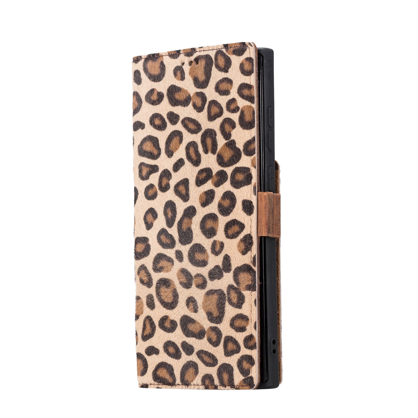 Samsung Galaxy S22 Ultra (6.8") Leather Wallet Case - Furry Leopard