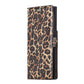 Samsung Galaxy S22 Ultra (6.8") Leather Wallet Case - Black Leopard
