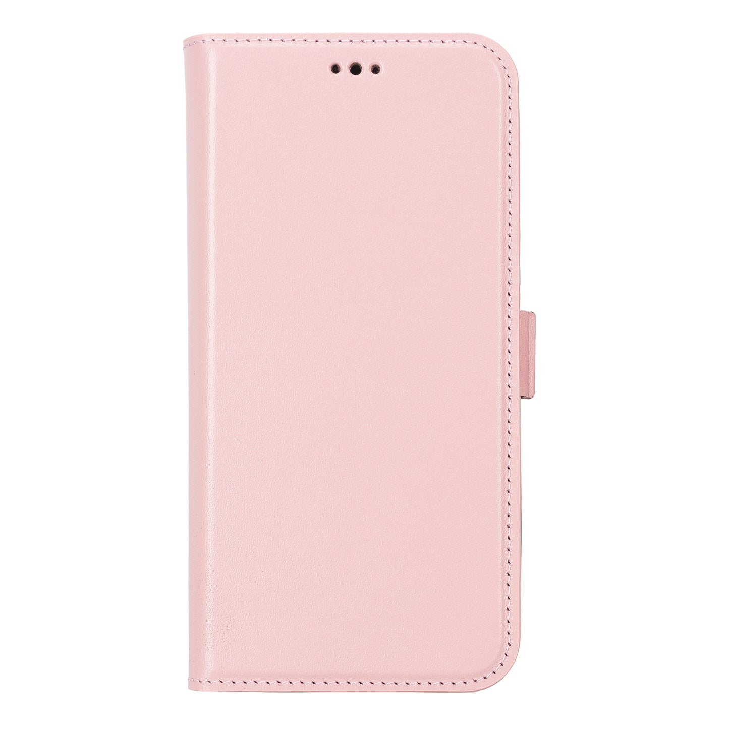 iPhone 13 Pro Max (6.7") Leather MagSafe Stand Wallet Case RFID Protection  - Pink
