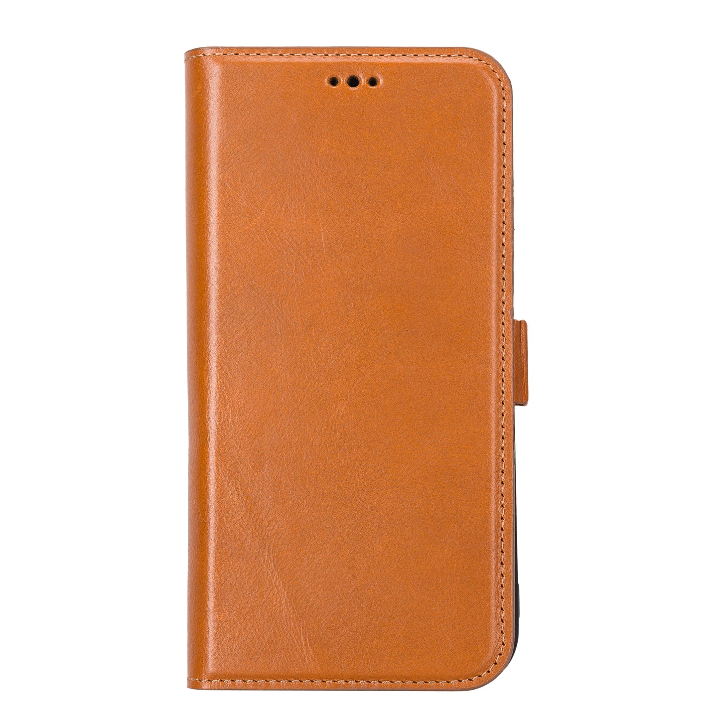 iPhone 13 Pro Max (6.7") Leather MagSafe Stand Wallet Case RFID Protection  - Brown