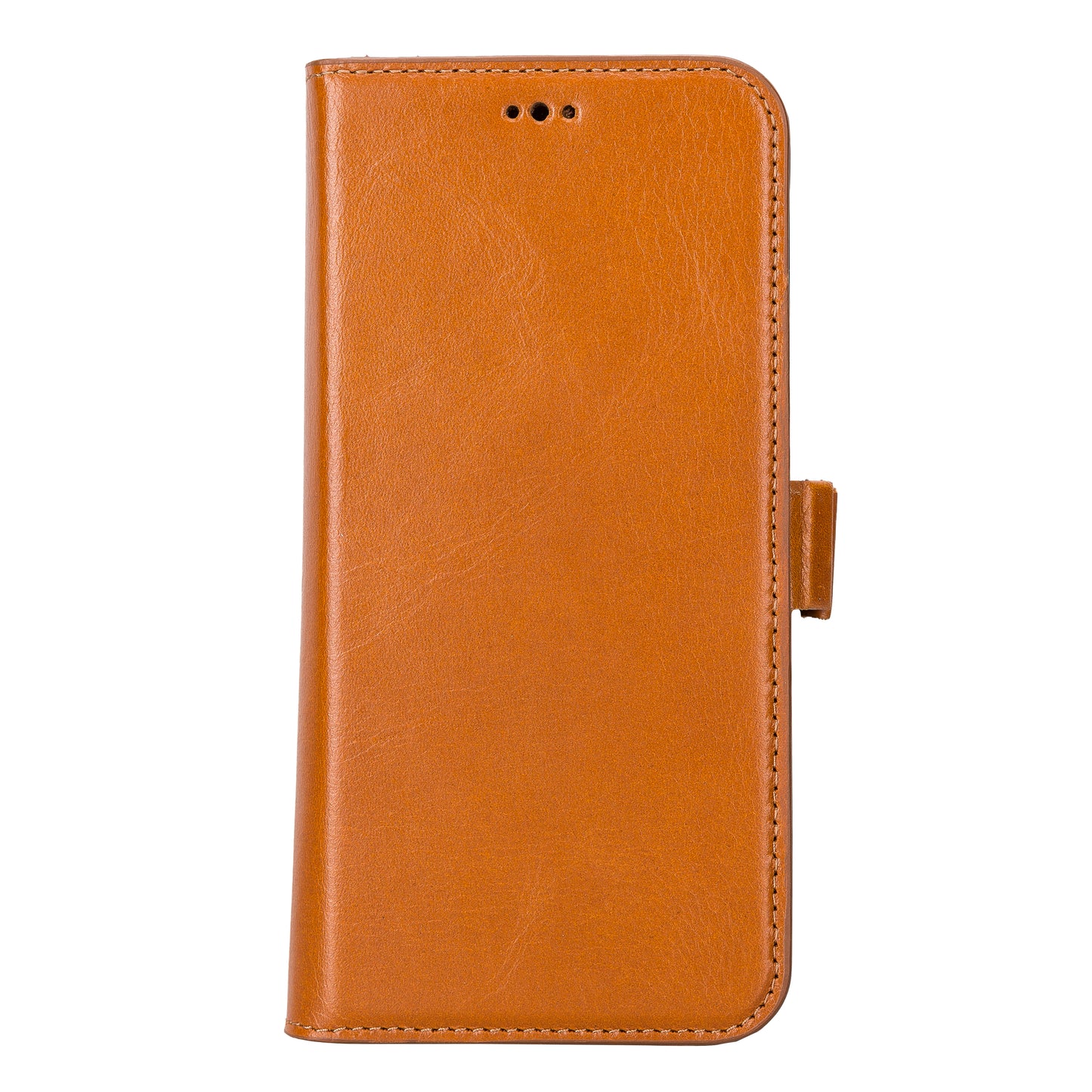 iPhone 14 Pro Max (6.7") Leather MagSafe RFID Stand Wallet Case - Brown