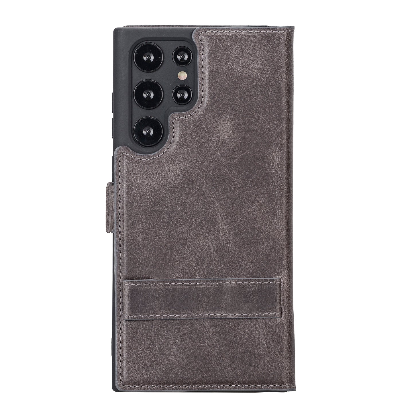 Samsung Galaxy S22 Ultra (6.8") Leather Wallet Case - Rustic Black