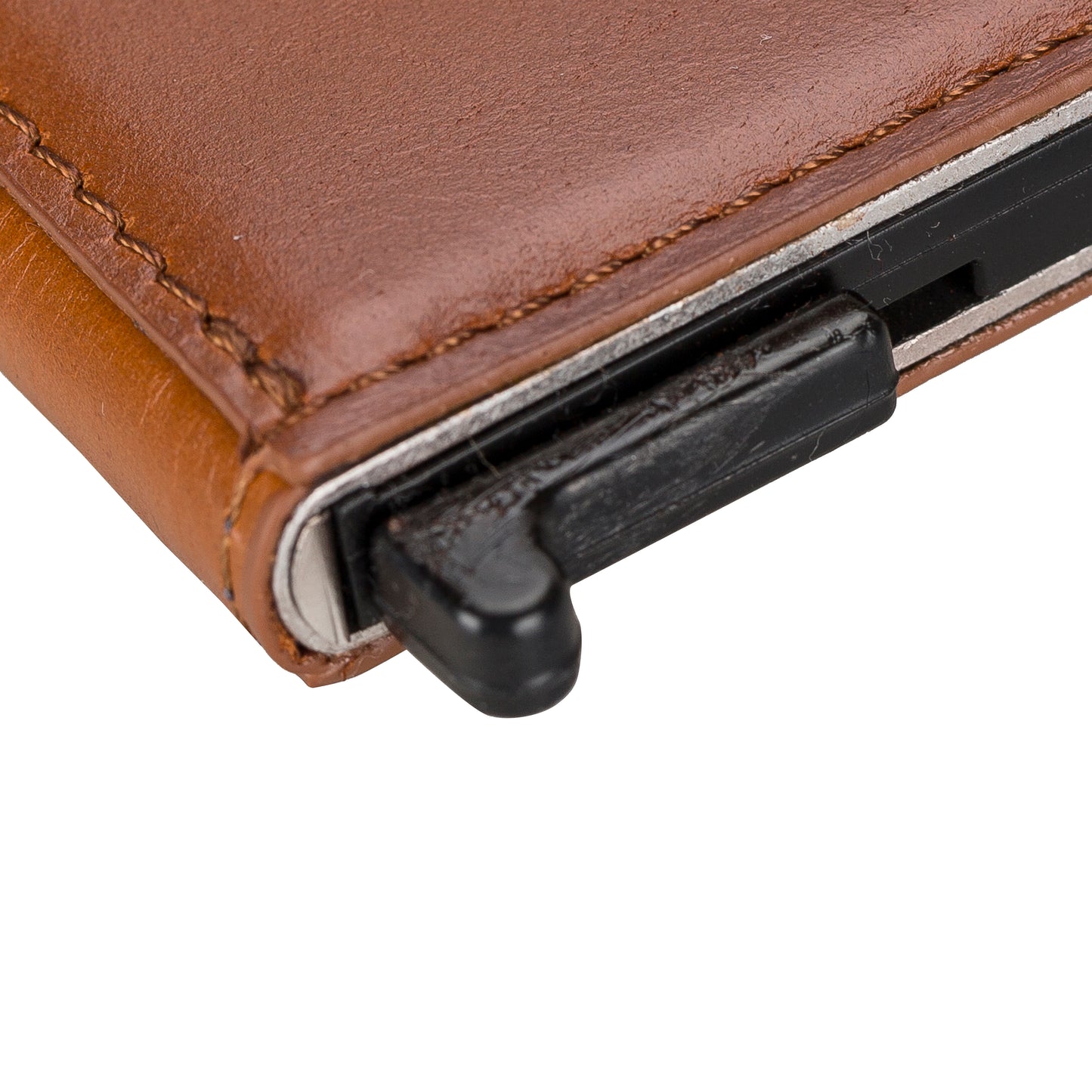 Torres Leather Mechanic Card Holder - Rustic Brown