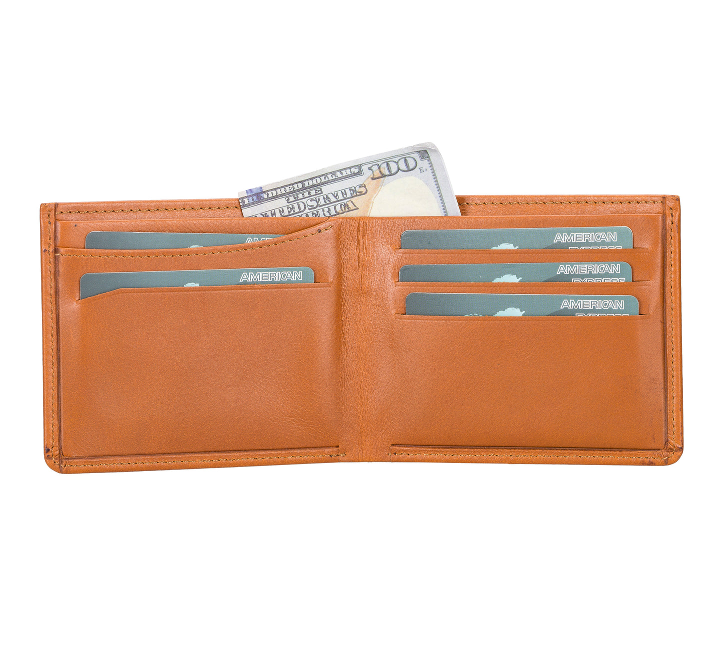 UST Leather Men Wallet - Rustic Brown