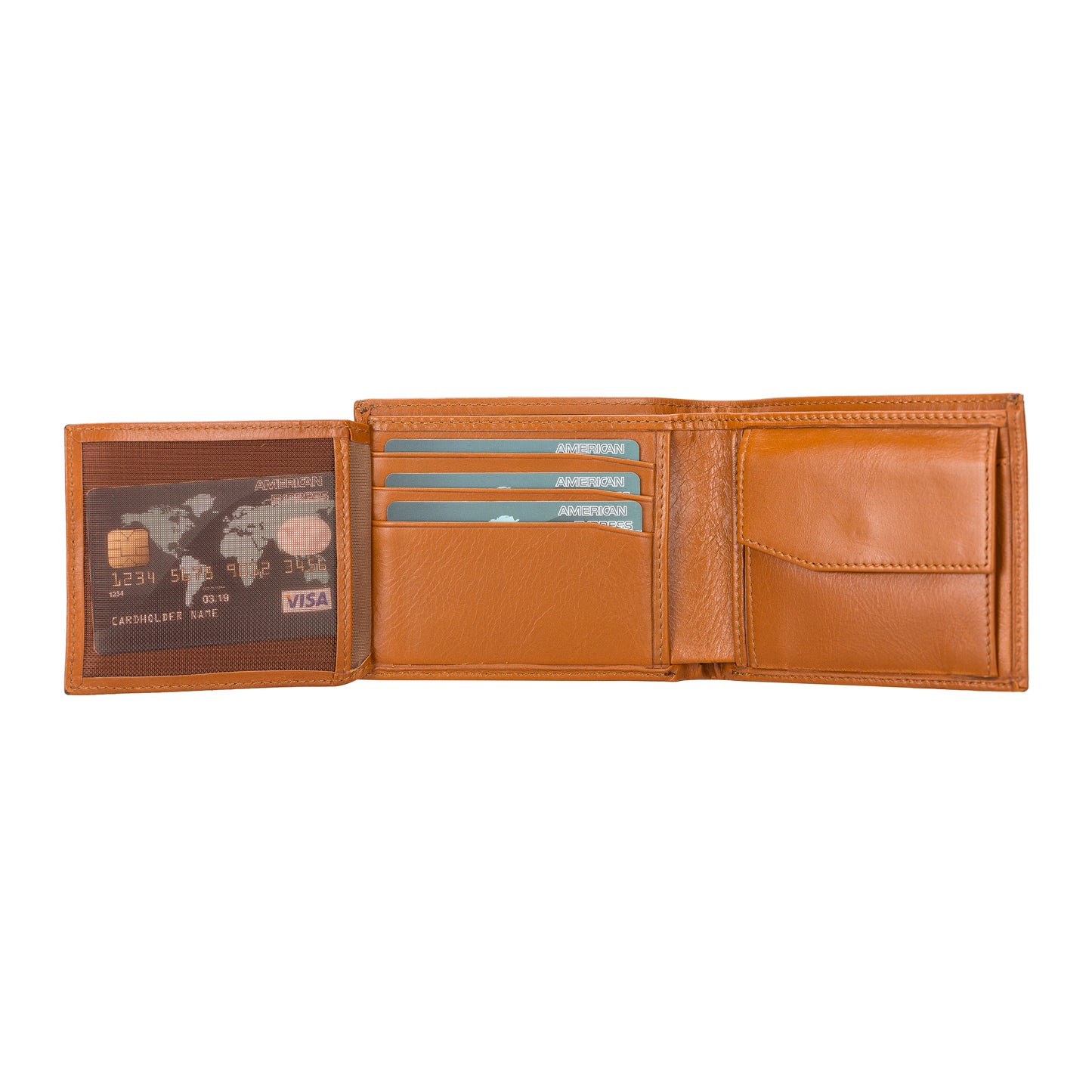 Toros Leather Men Wallet - Rustic Brown