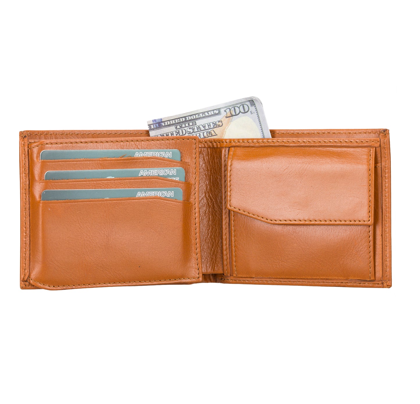 Toros Leather Men Wallet - Rustic Brown