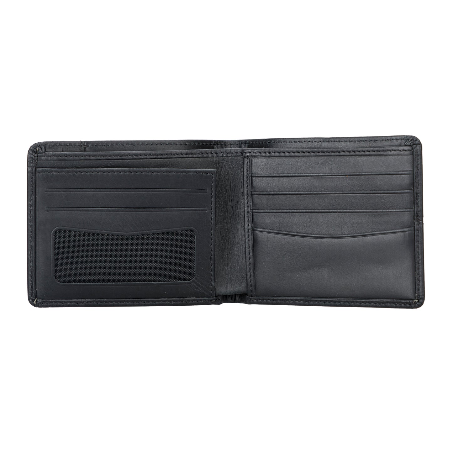 Vader Leather Men Wallet - Rustic Black