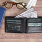 Vader Leather Men Wallet - Rustic Black
