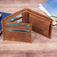 Toros Leather Men Wallet - Teak Brown