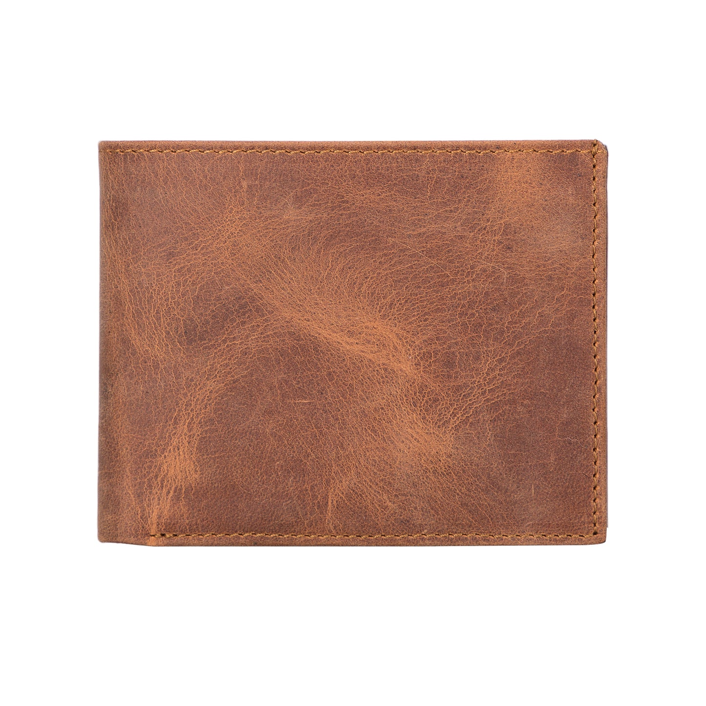 Toros Leather Men Wallet - Teak Brown