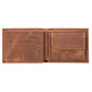 Toros Leather Men Wallet - Teak Brown