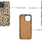 iPhone 14 (6.1") Full Leather MagSafe Snap On Case  - Leopard